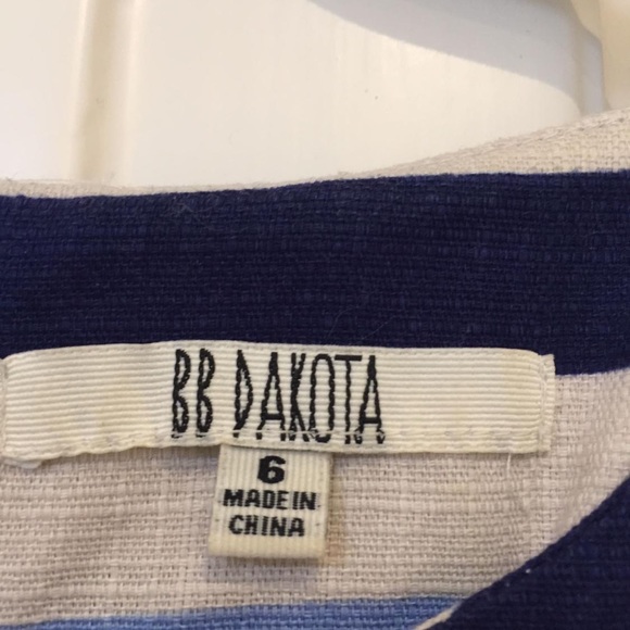 BB Dakota striped linen dress - Picture 2 of 2